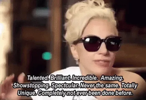 GIF de réaction envoyé par un client : Talented. Brilliant. Incredible. Amazing.