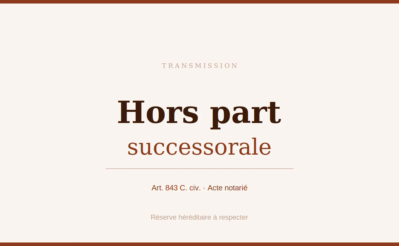 Donation hors part successorale : quelles limites ?