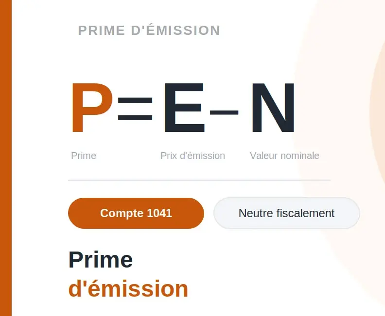 Prime d'émission lors d'une augmentation de capital : calcul, comptabilisation et fiscalité