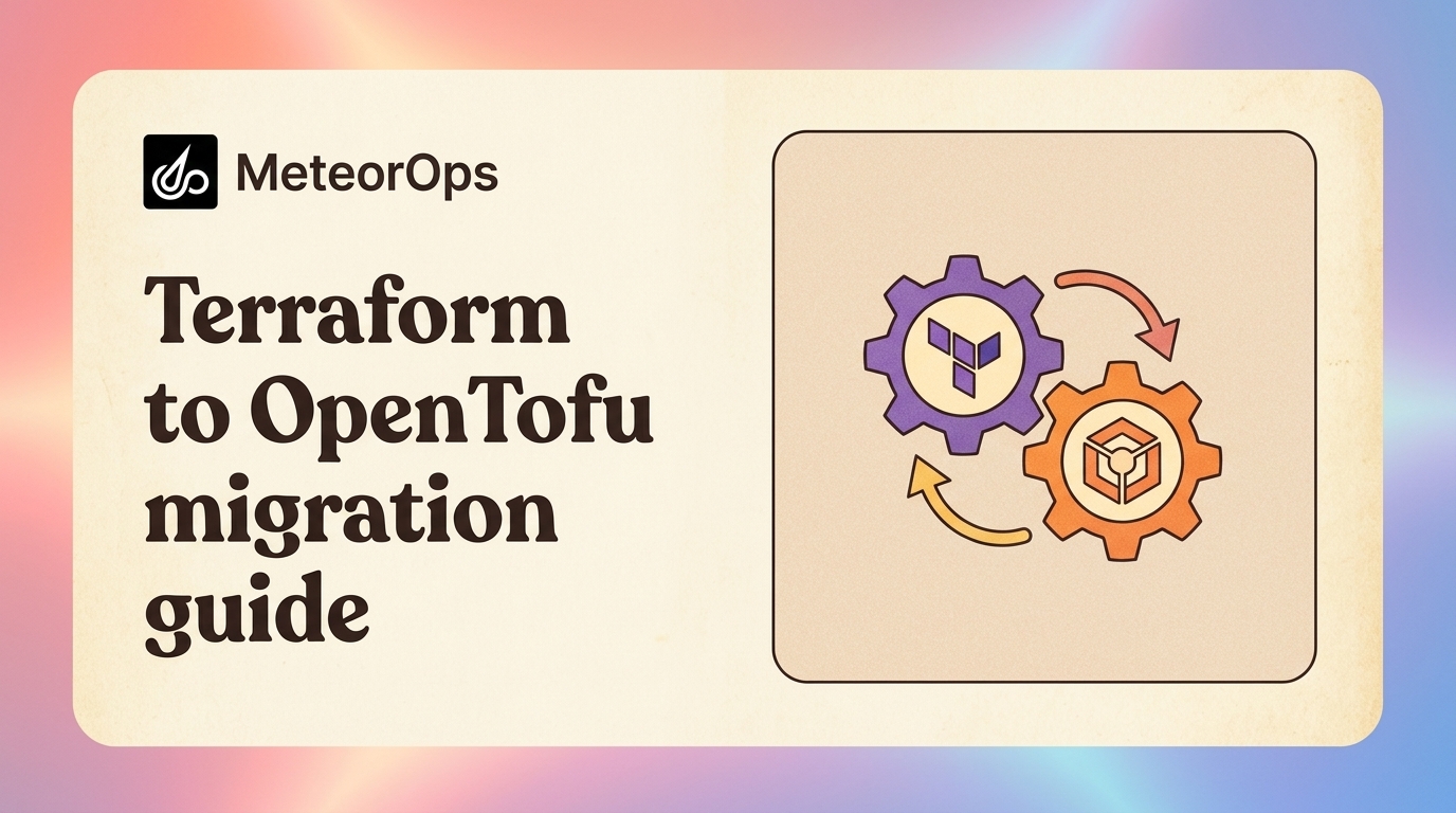 Terraform to OpenTofu migration guide