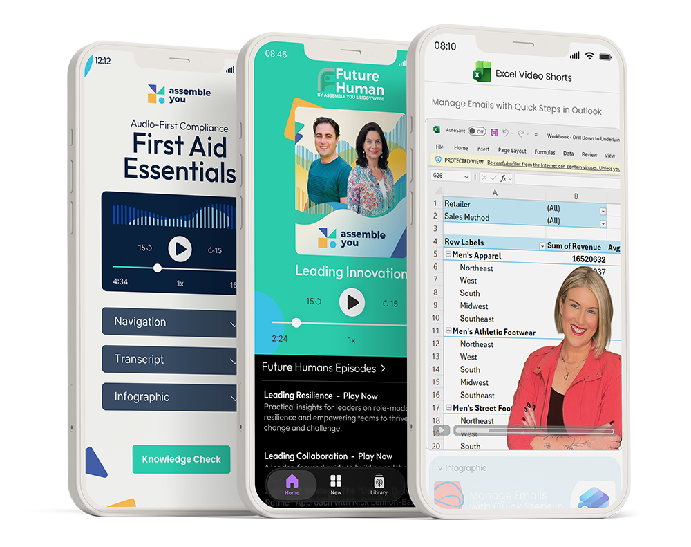 Assemble You Viral Learning App on Mobile Phones