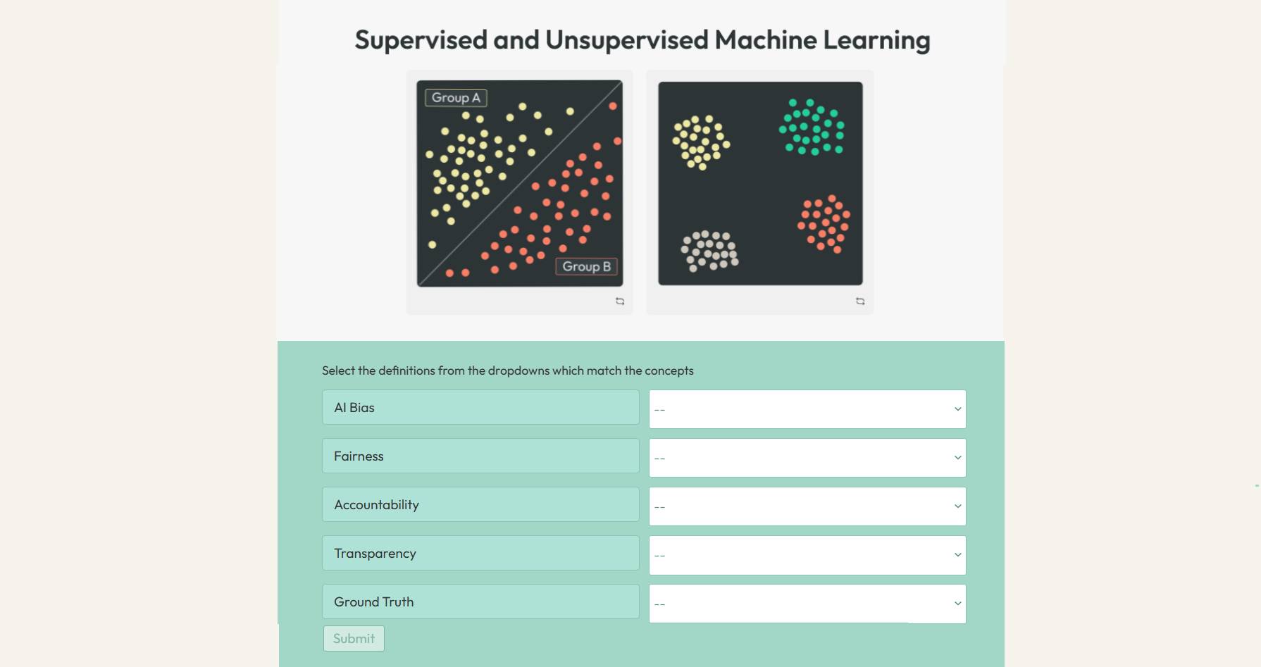 Formative assessment interaction example