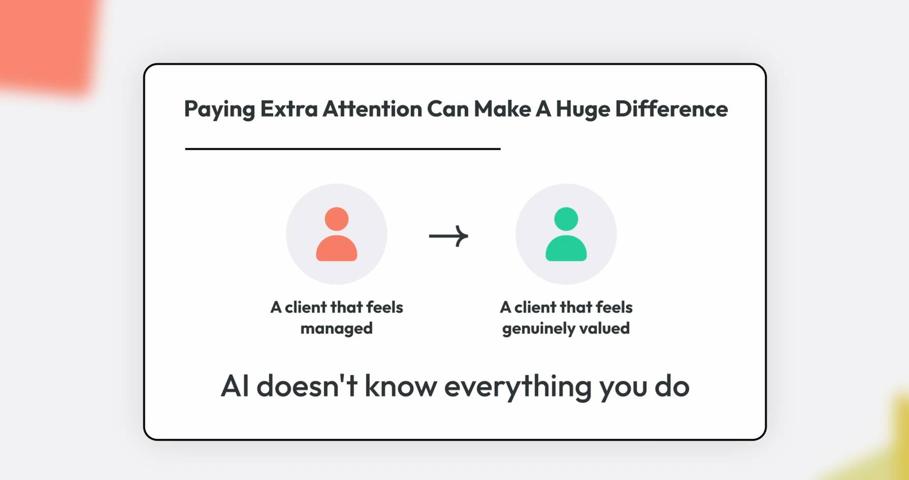 Clean face-to-camera shot, full frame
