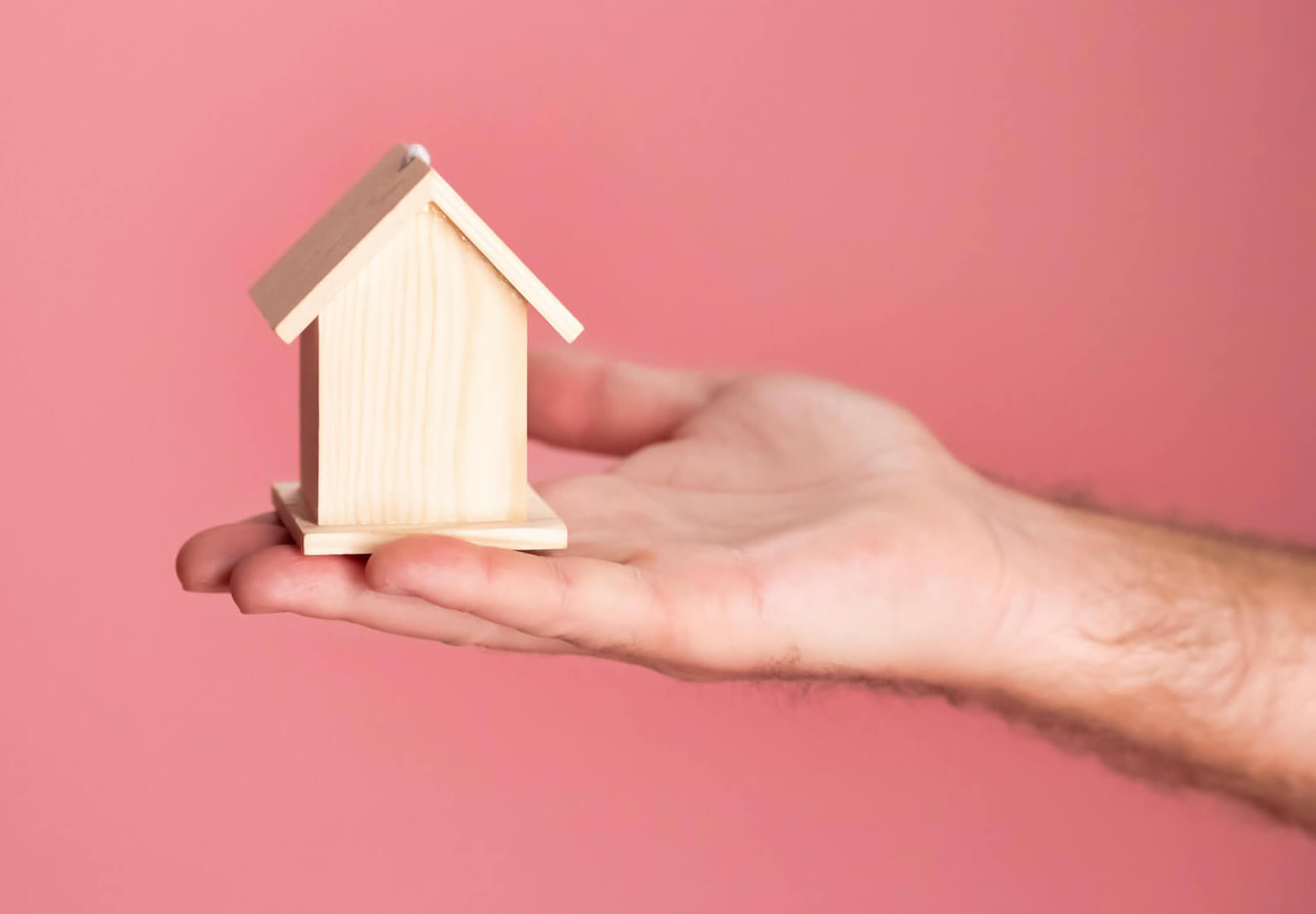 Hand with small house
