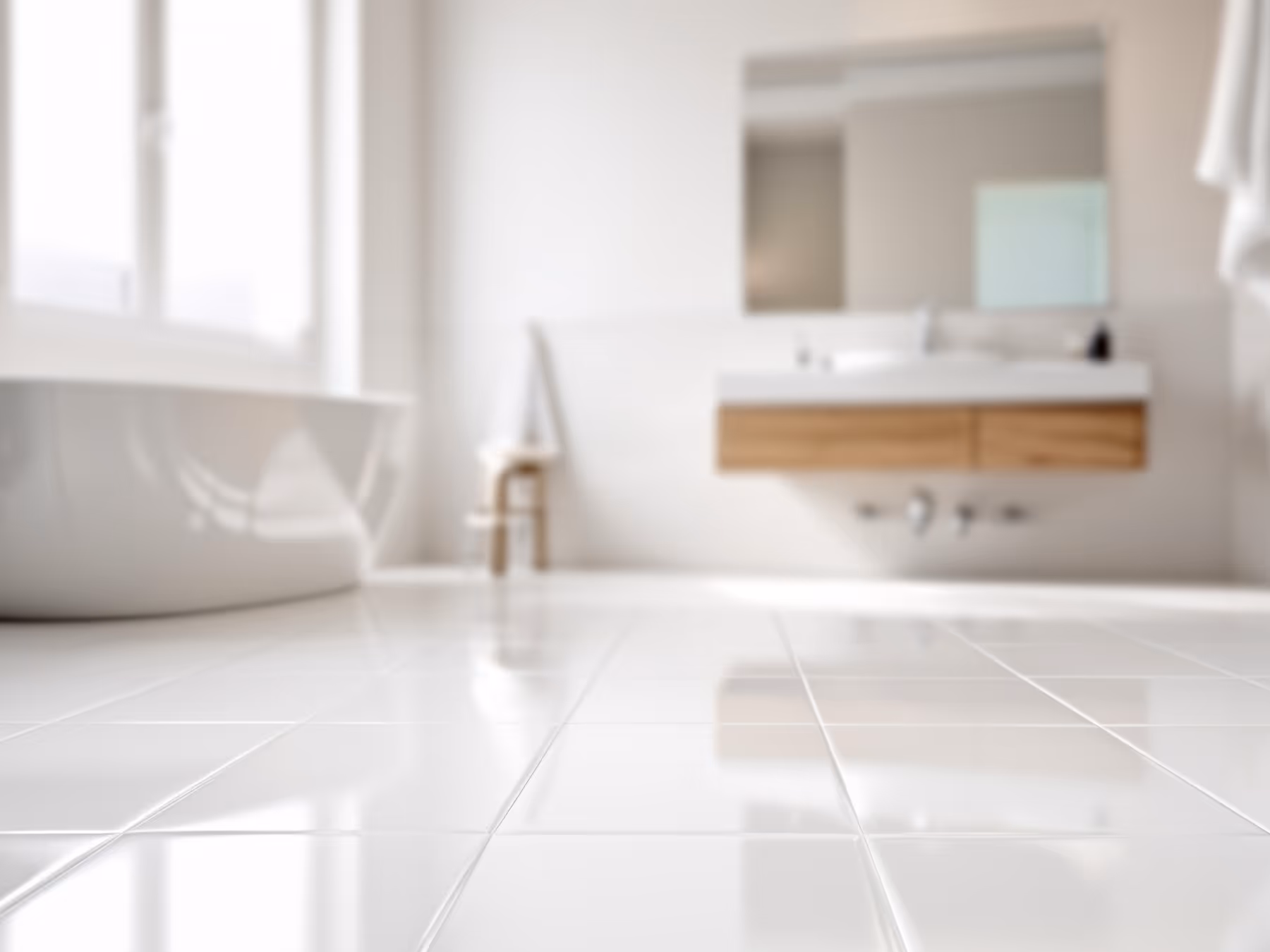 State of the art bathroom with clean tile and quality tile floor in Fort Myers by a professional team.