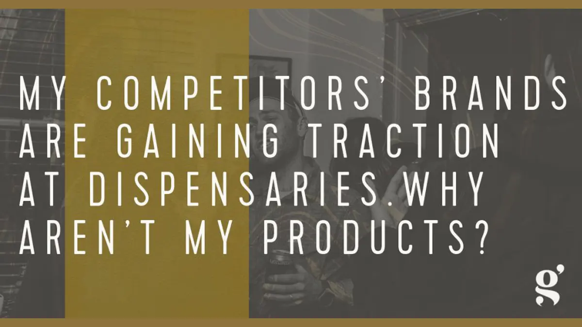 The team at Grasslands getting clients products to gain traction at a dispensary