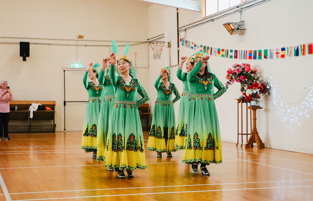 A cultural performance at St Christopher's in Blenheim