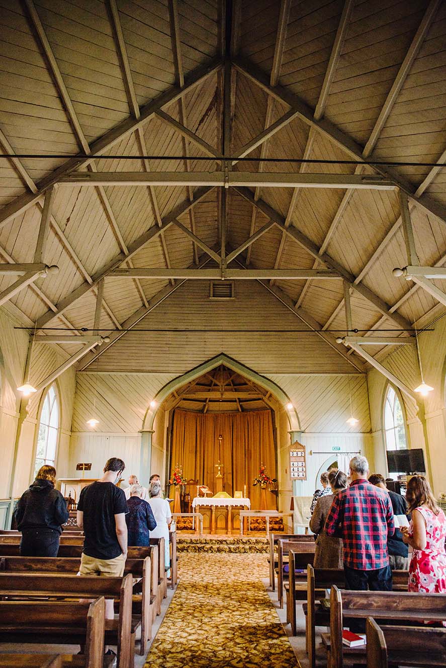 Interior of St Thomas in Runanga