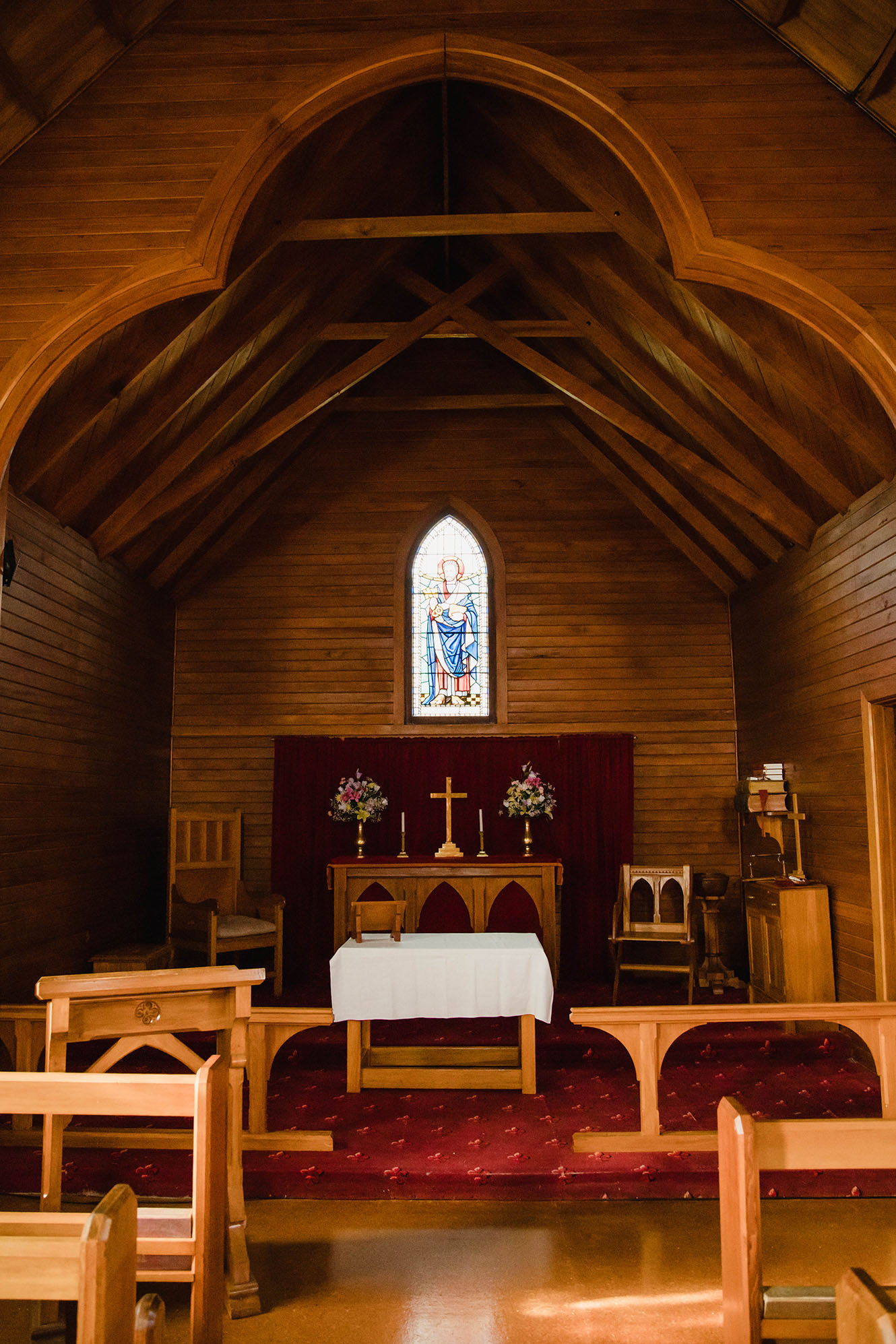 Interior of St Peter's in Ward