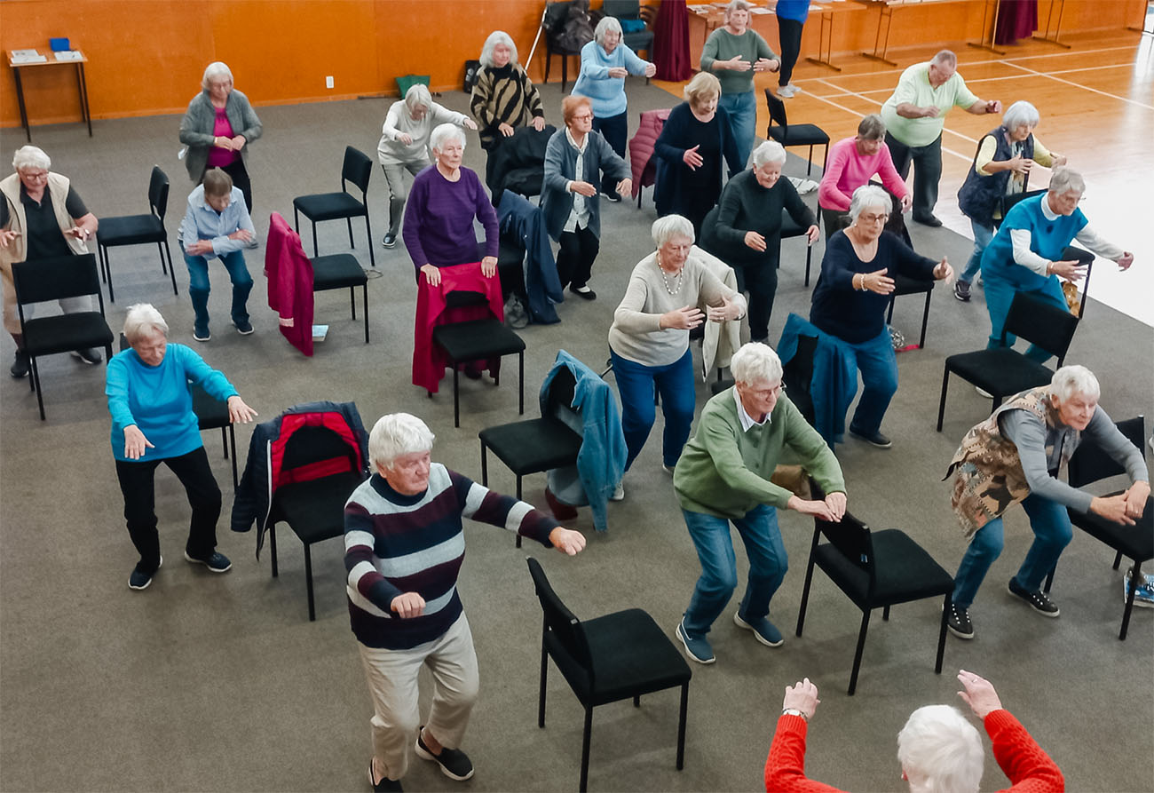 an elder care programme at St Christopher's in Blenheim