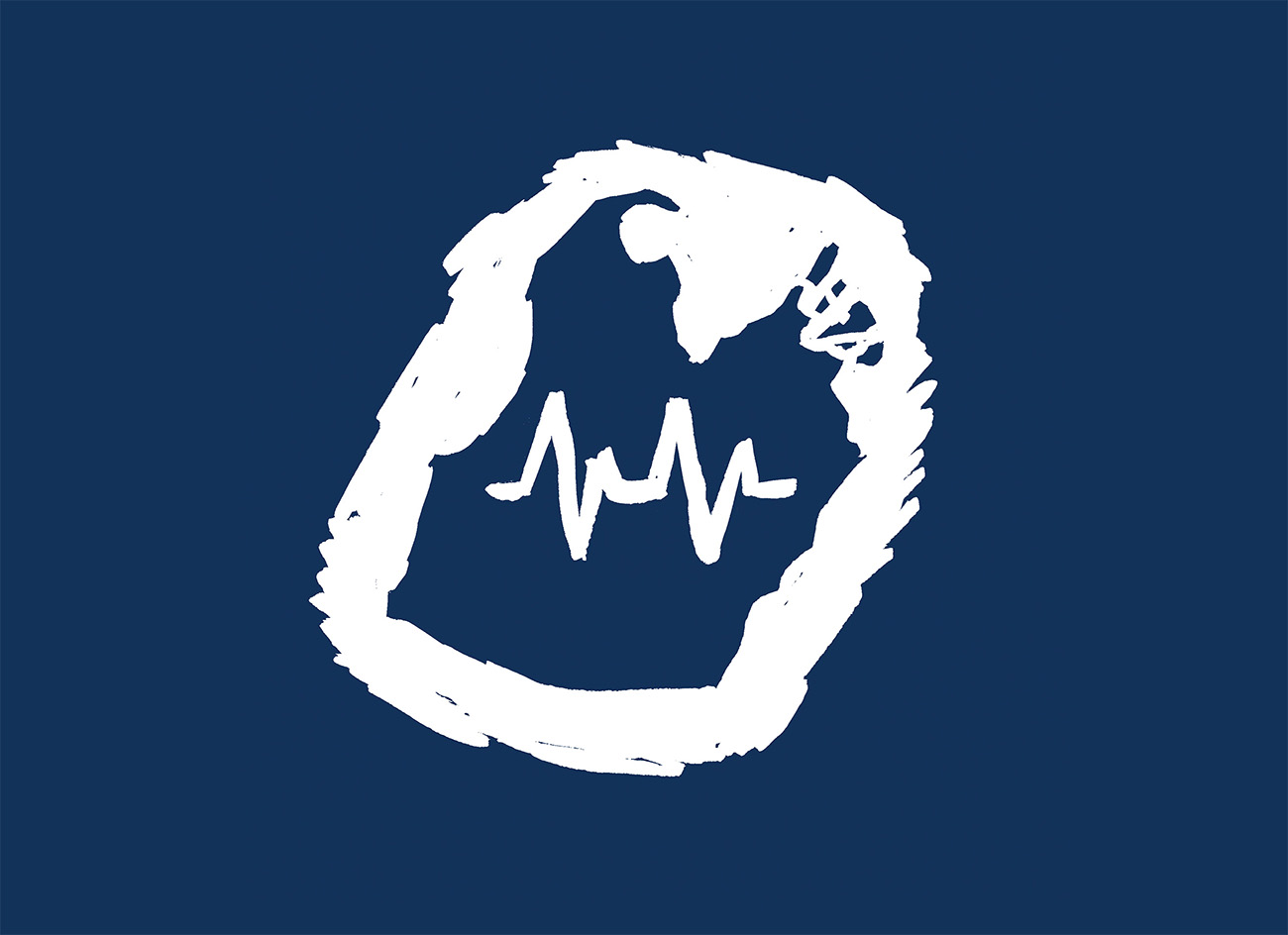 an illustration of the top of the South Island with a heartbeat in the centre