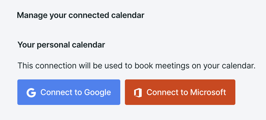 Connecting to Microsoft or Google Calendar within Qualified.