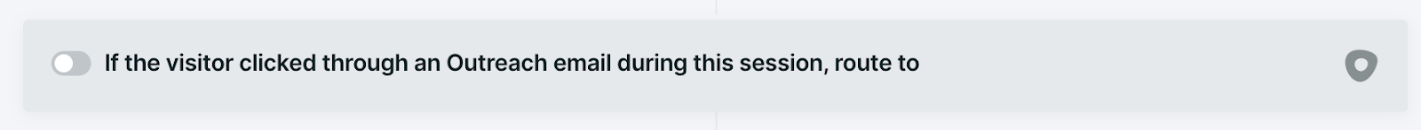 Turn on Outreach routing rules to configure in Qualified.