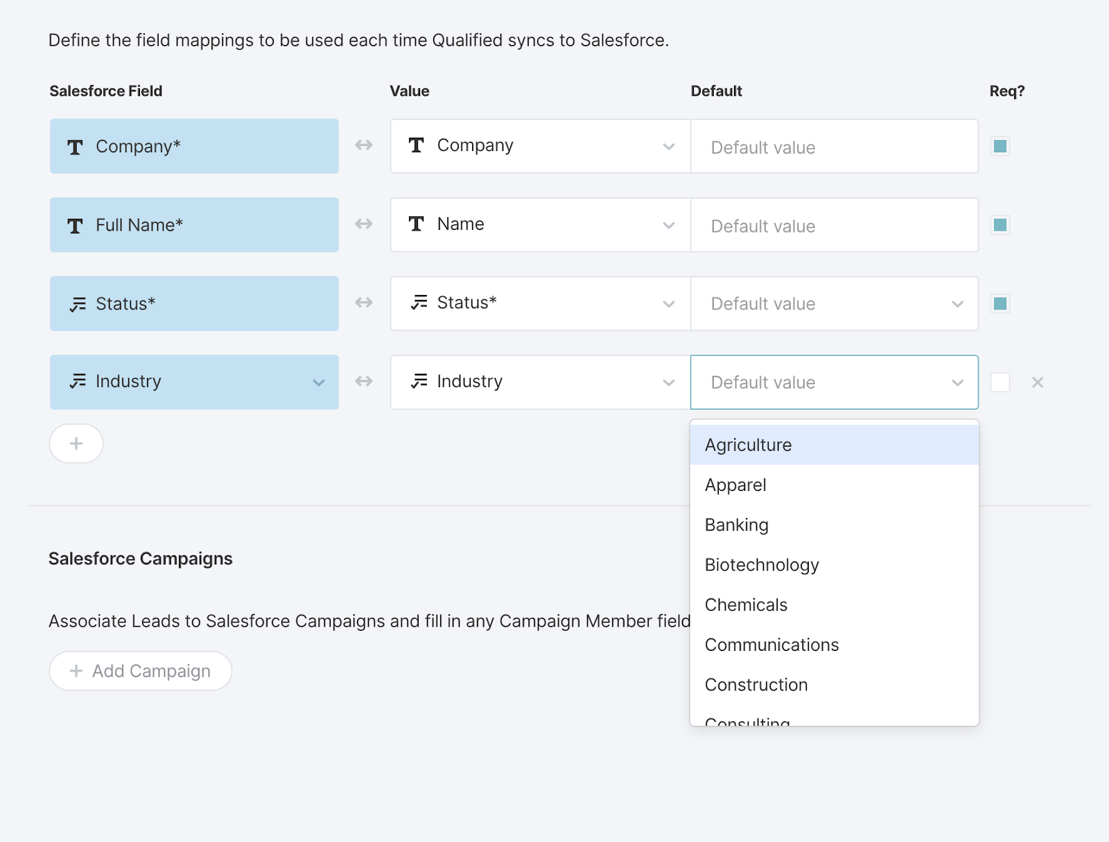 Pulling in Picklist Values