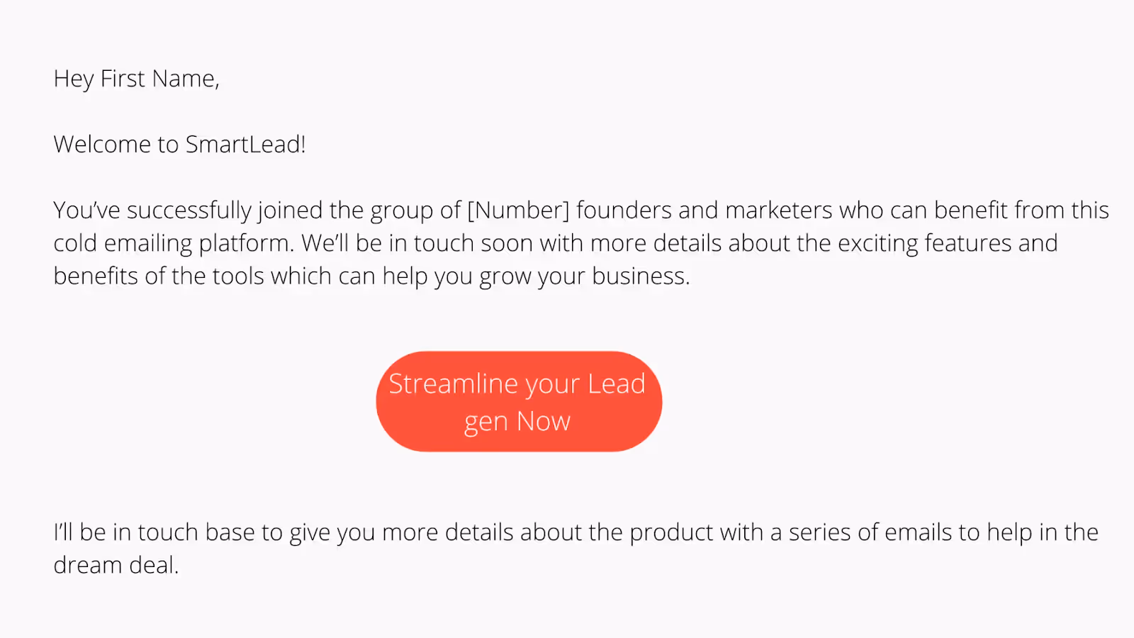 Onboarding Nurture Email Sample