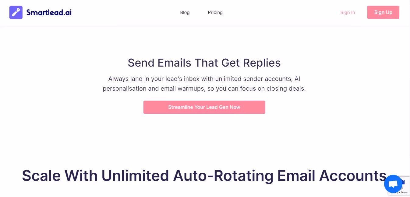 Send Unlimited Emails with SmartLead