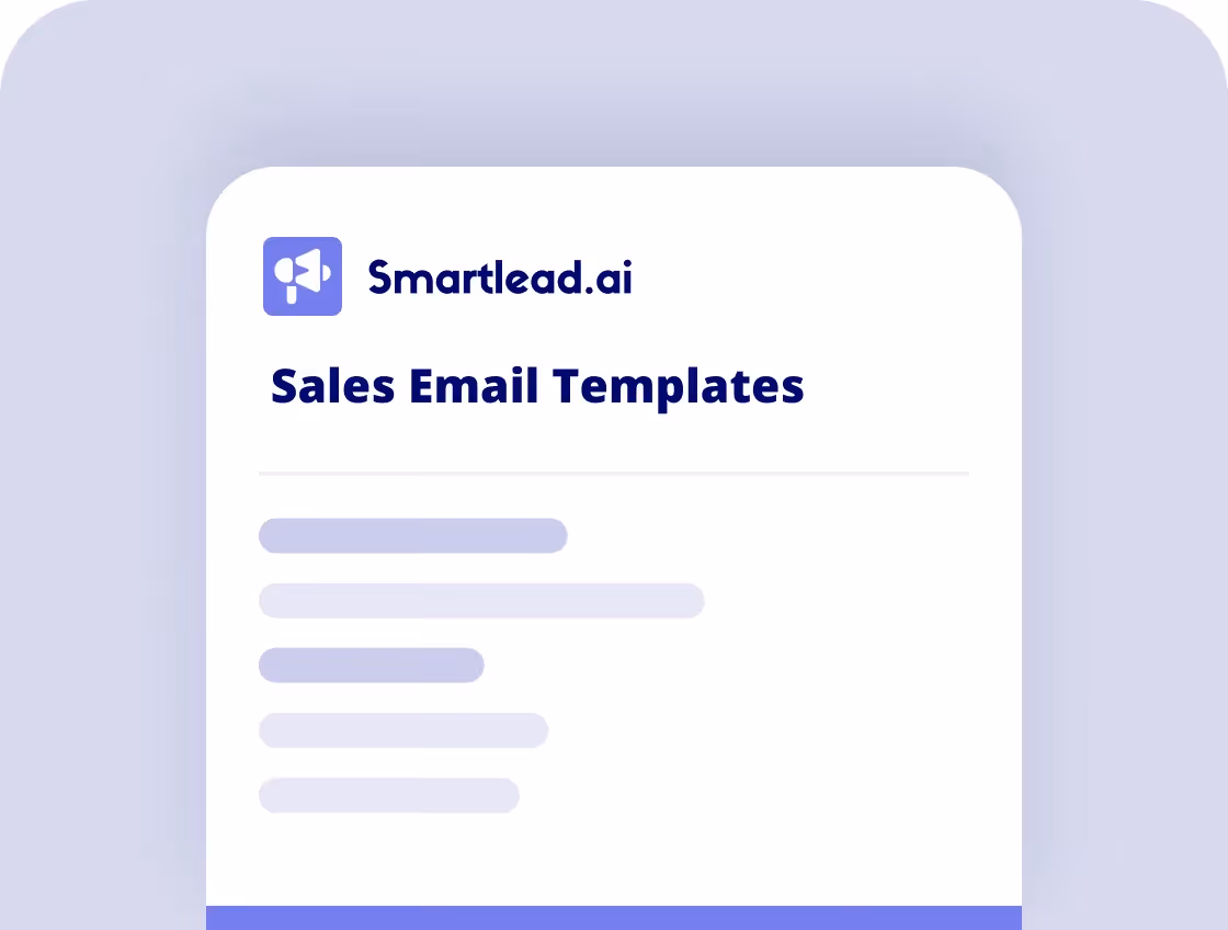 Sales Email Template
