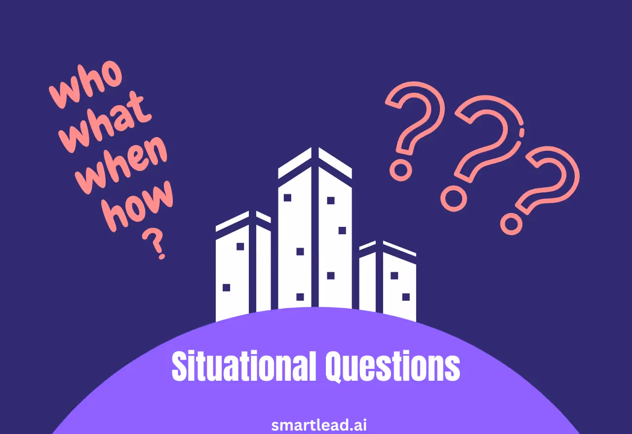 sales situational questions