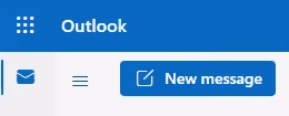 Outlook New Message Button