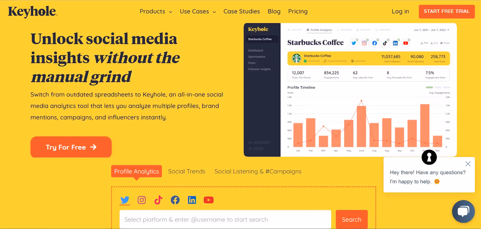 Keyhole Homepage