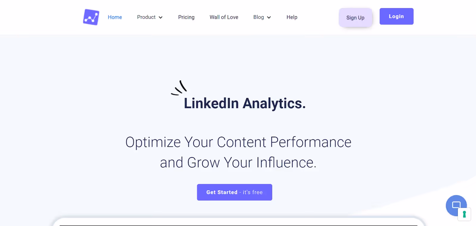 Inlytics homepage