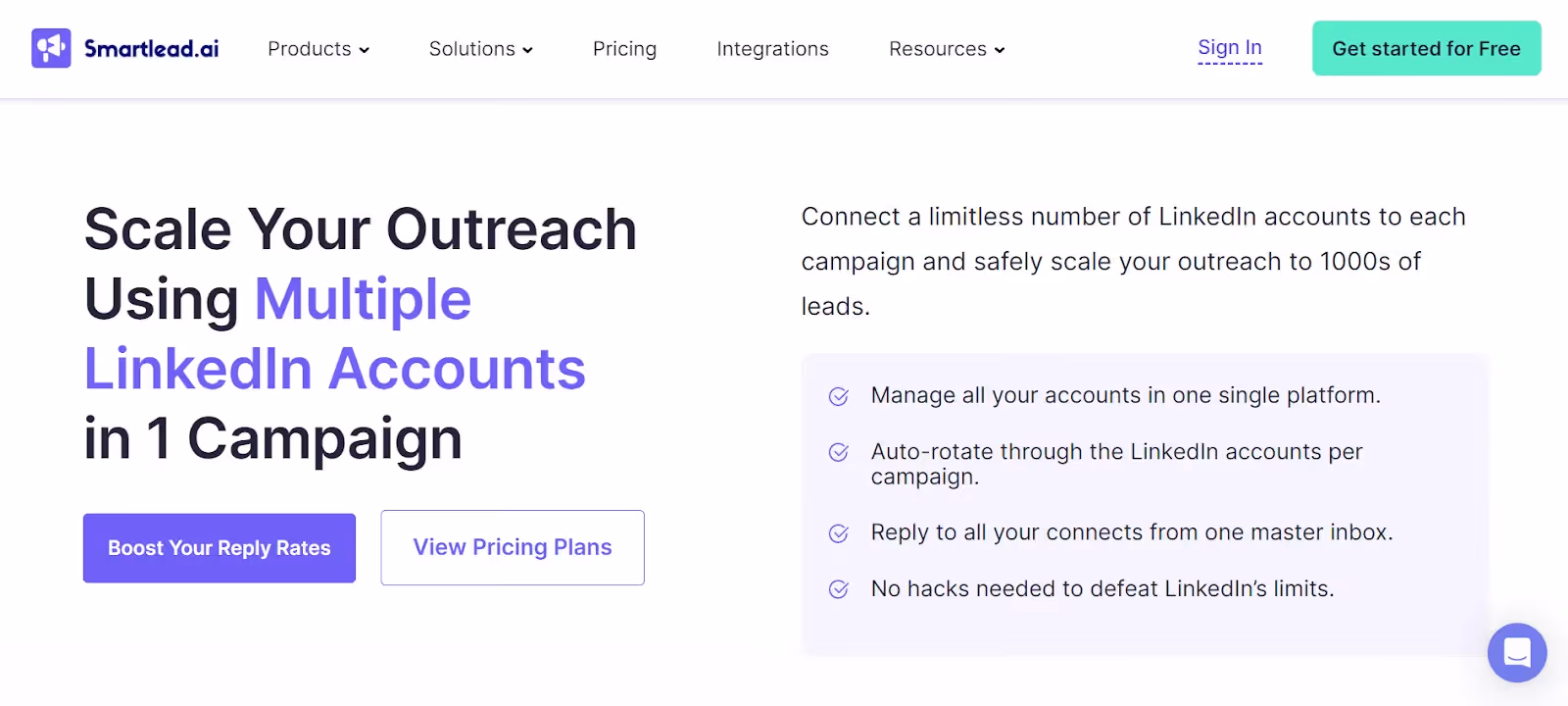 Smartlead feature