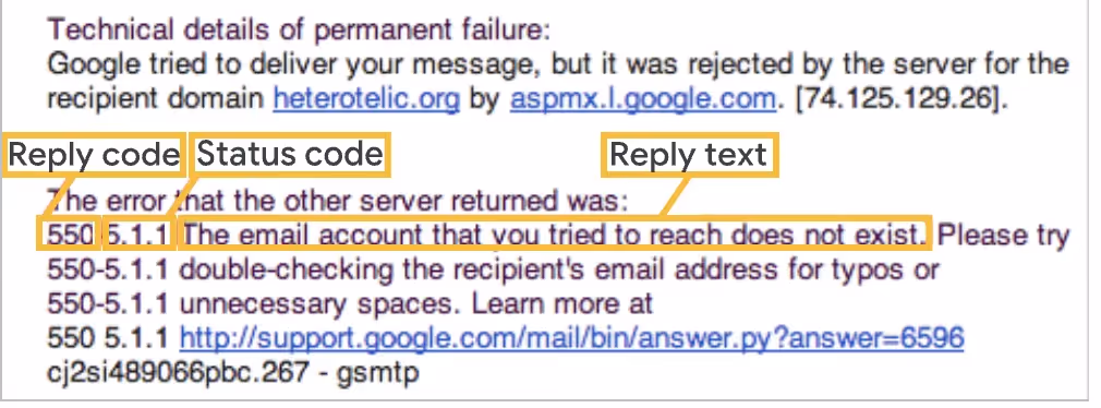 smtp server error settings