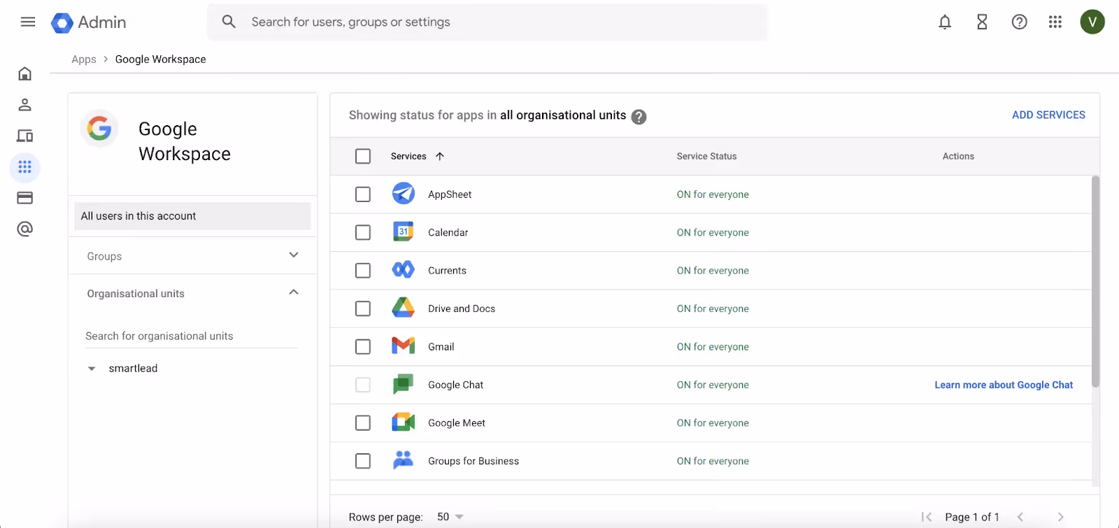 workspace settings of SPF/DKIM/DMARC 