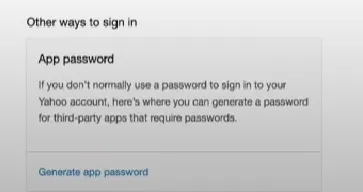 yahoo smtp account settings