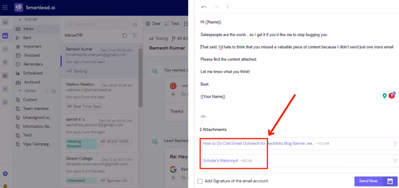 Smartlead Master Inbox 3.0 Attachments 
