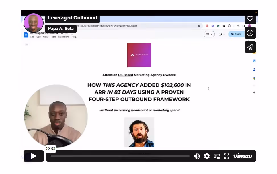 Leverage outbound