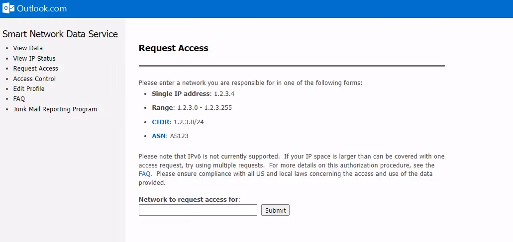 Microsoft Smart Network Data Services (SNDS)