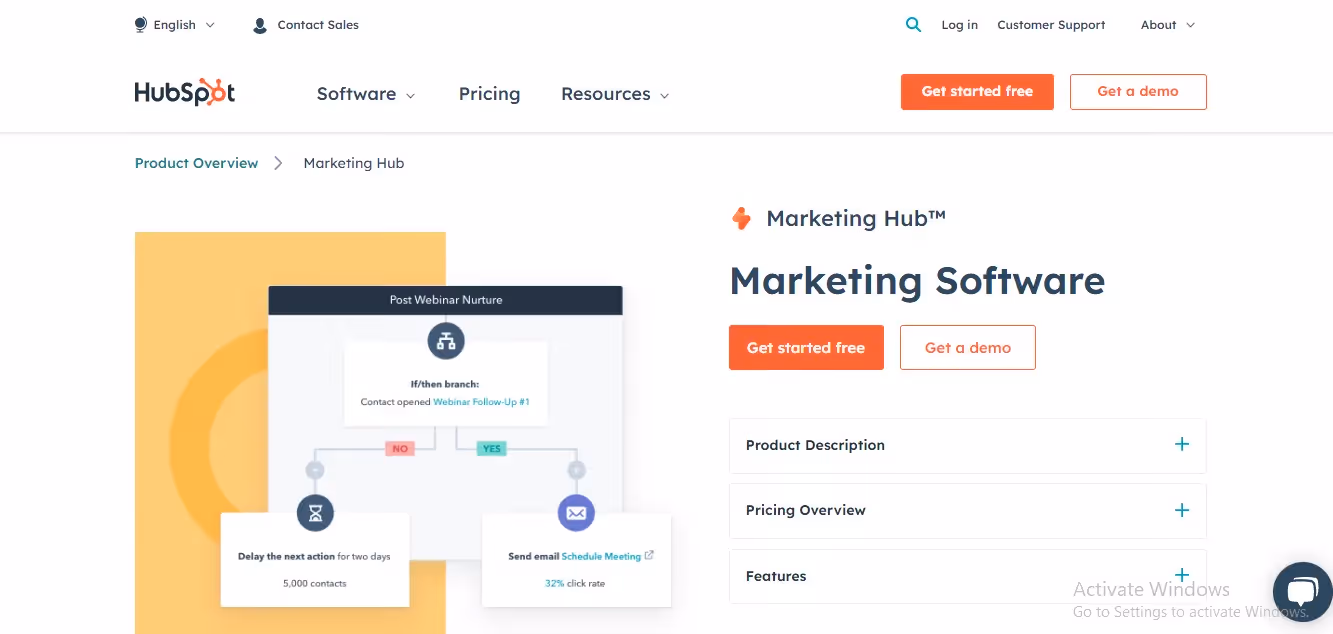 HubSpot Homepage