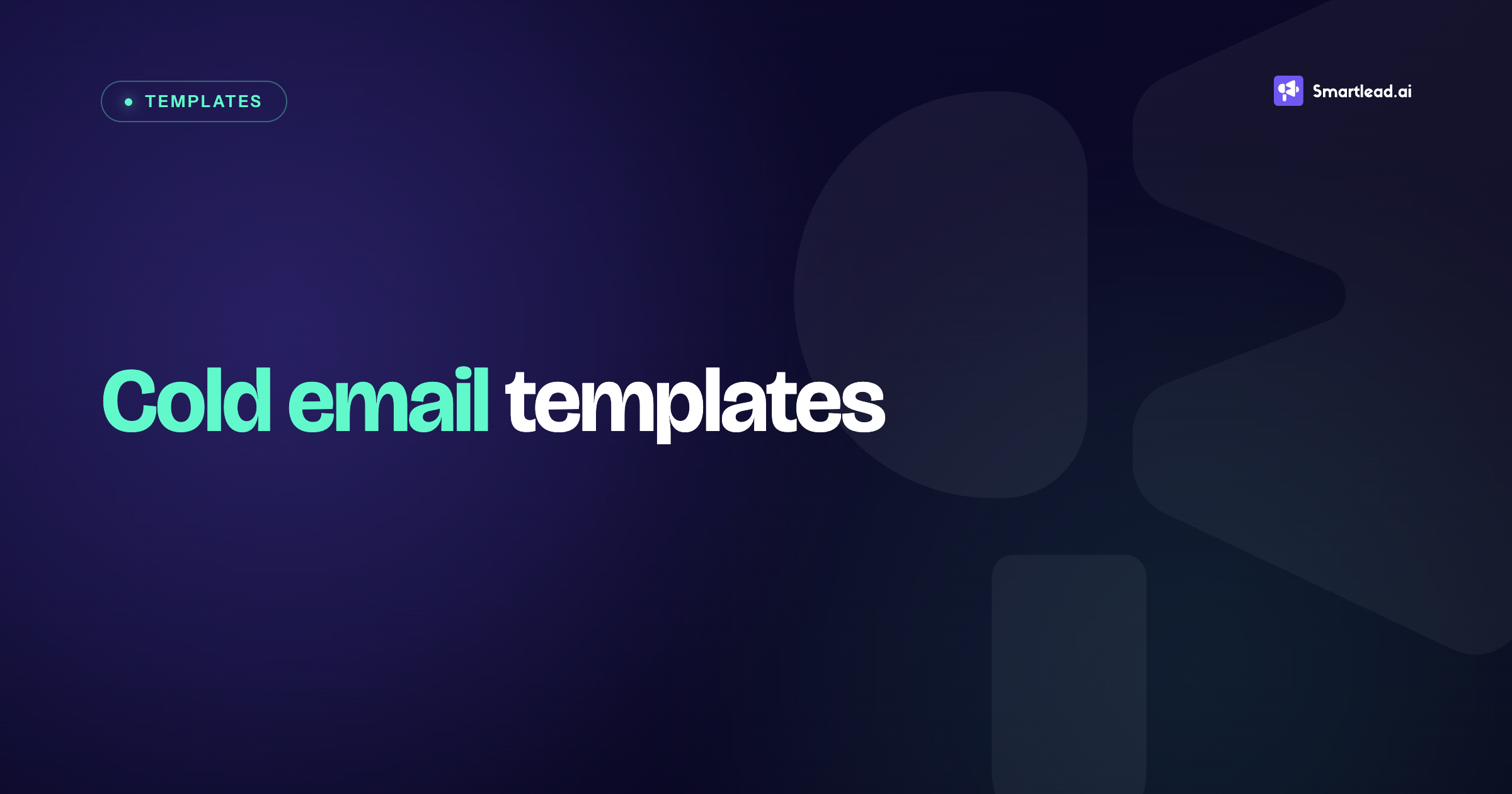 Cold email templates by Smartlead