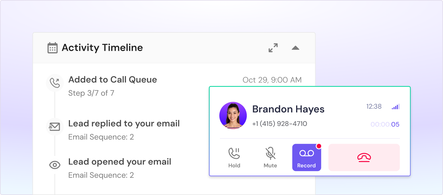 Full Email Context on Every Call