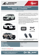 Software Update compatible with Nissan* 09-2025 ADS2326