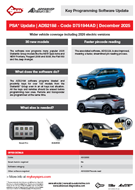 Software Update for PSA* 12-2025 ADS2188 - Code D751944AD