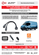 Bypass Cable for Iveco* ADC2026 01-2026