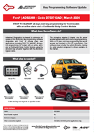 Software Update compatible with Ford* March 2026 ADS2269