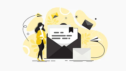 Read the article. An illustration show the connection between a HTML email signature and graphic design Brisbane.