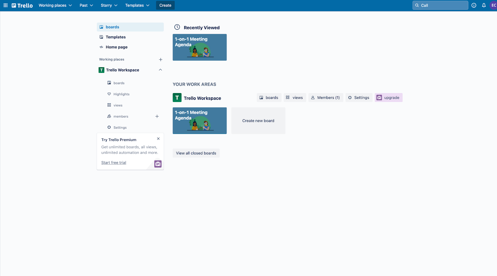 onboarding ui trello