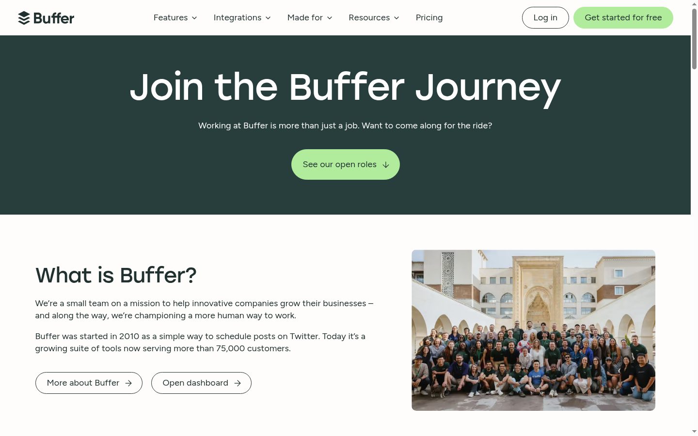 Buffer's public salary table listing every employee's pay, August 2026
