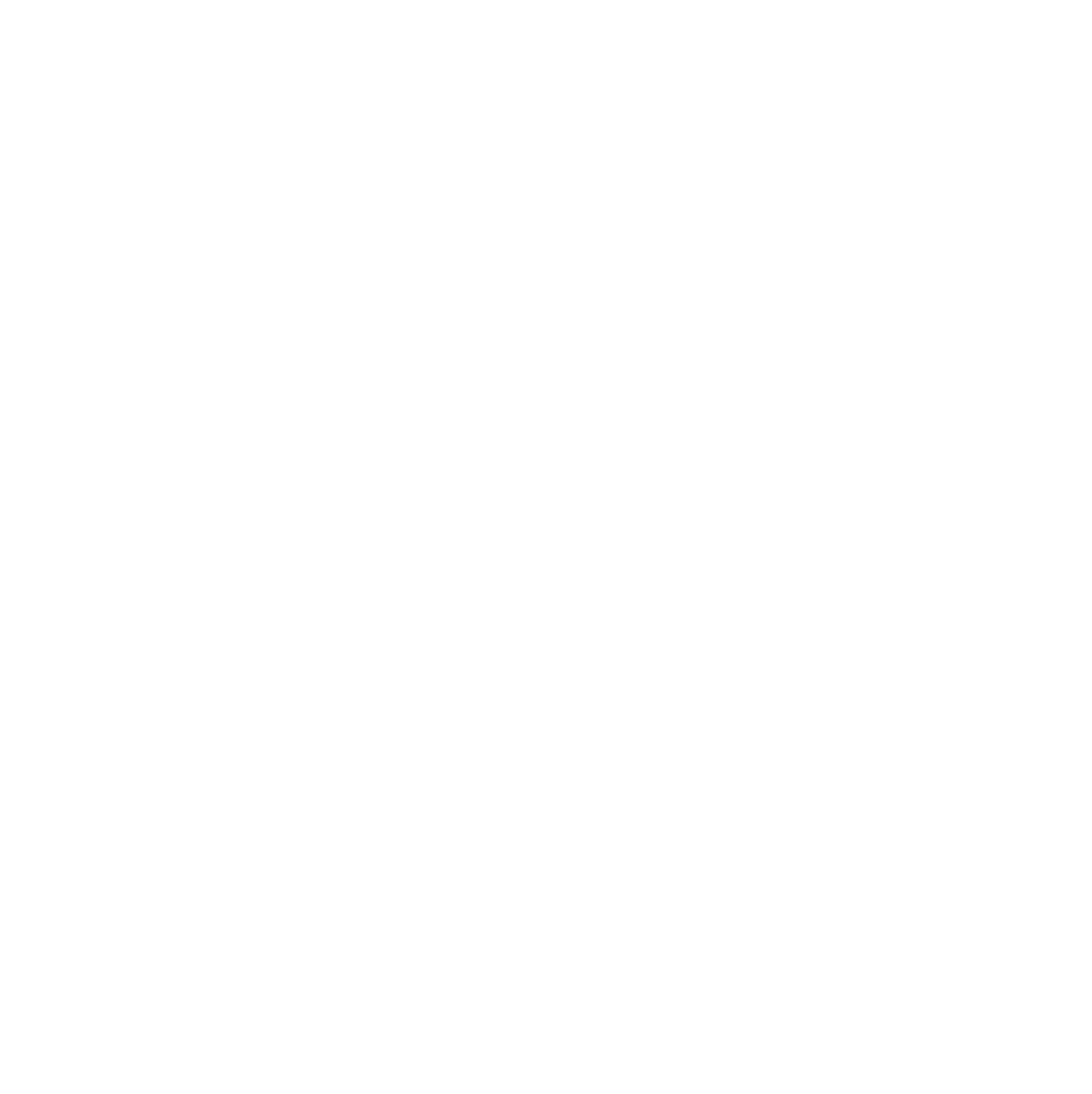 Black icon of a network with three nodes connected by lines, symbolizing social media or digital connectivity, on a transparent background.