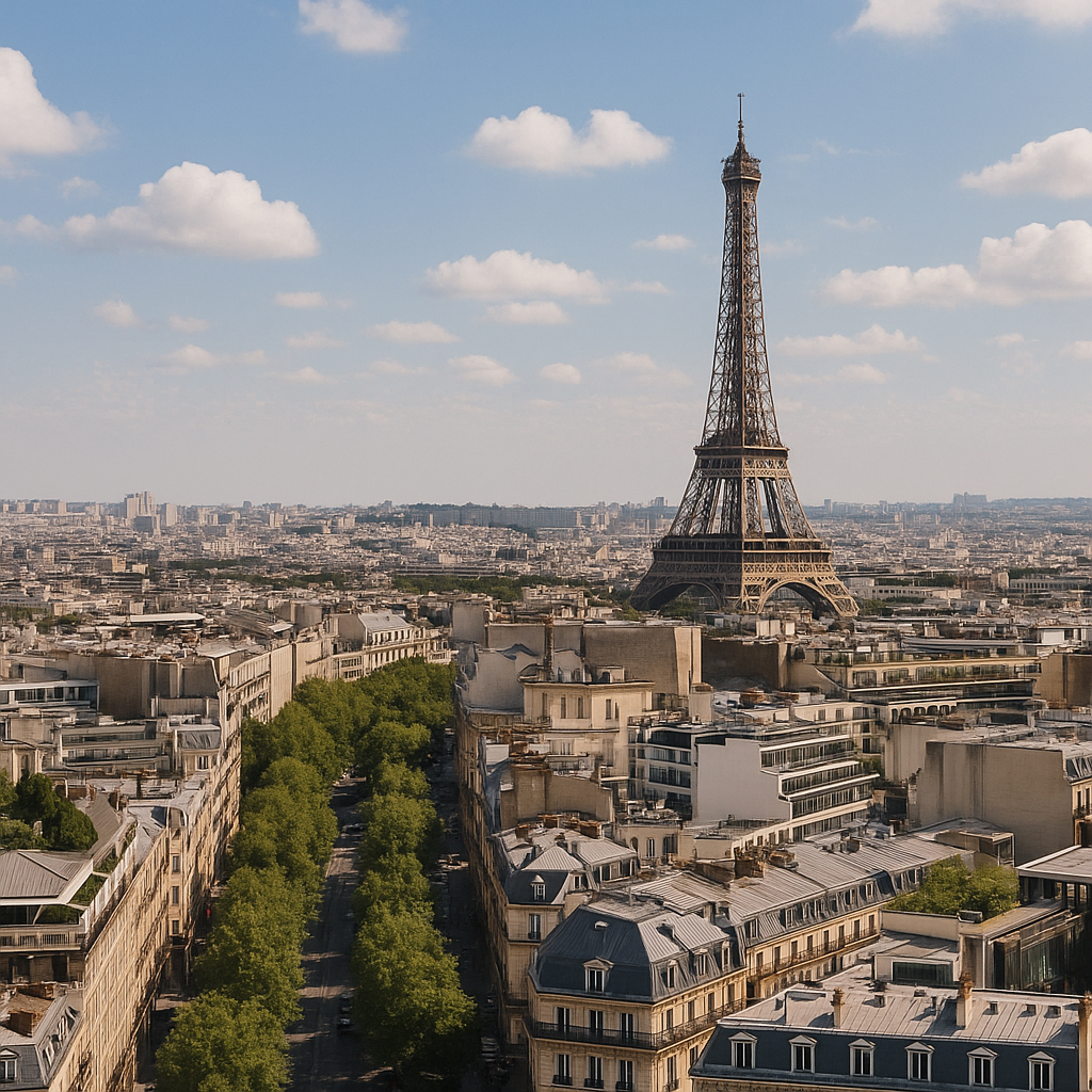 Photo of the city of Paris
