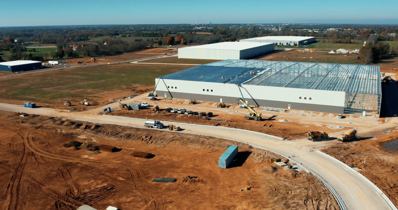 Concrete work in progress at CW5 Warehouse.