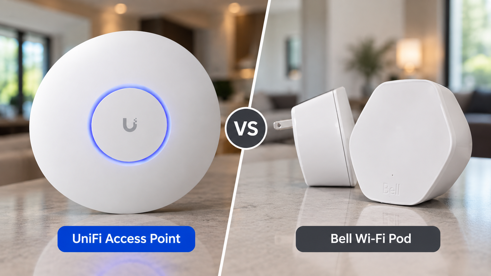 UniFi Access Point Vs. Bell Pods