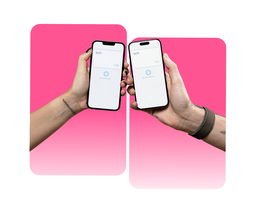 Casal, duas moças se olhando ao outro, com trailer atrás.