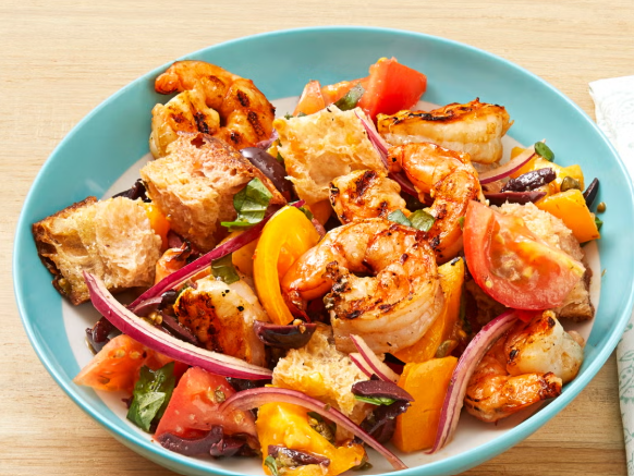 Grilled Shrimp Panzanella