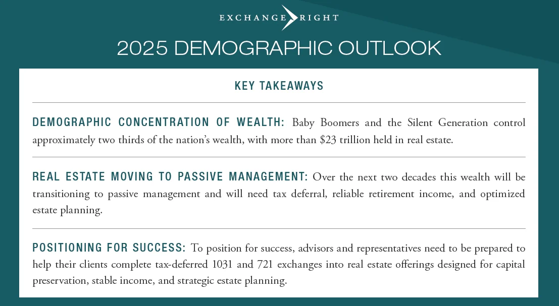 ExchangeRight 2025 Demographic Outlook key takeaways