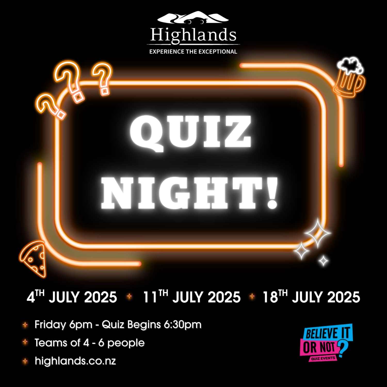 Highlands Quiz Nights